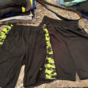2 pair boys shorts size 8